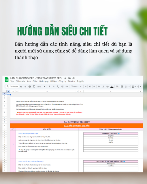 LÀM CHỦ CÔNG VIỆC - TASK TRACKER V5 PRO - Ảnh 2