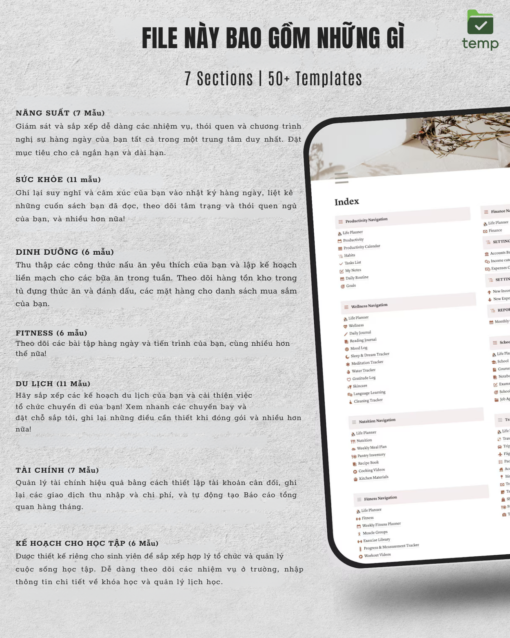 Life Planner - Làm Chủ Cuộc Sống Notion - Ảnh 2