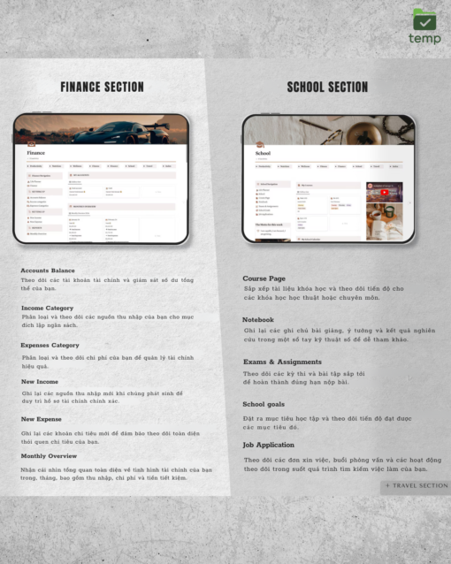 Life Planner - Làm Chủ Cuộc Sống Notion - Ảnh 3