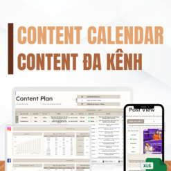 CONTENT CALENDAR ĐA KÊNH 2025