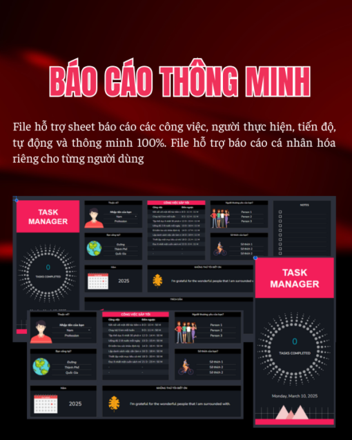 QUẢN LÝ THÓI QUEN - EZTASK DARK MODE - Ảnh 3