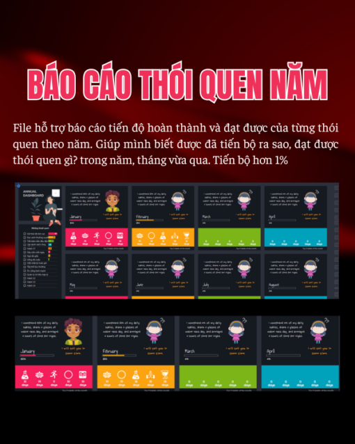 QUẢN LÝ THÓI QUEN - EZTASK DARK MODE - Ảnh 9