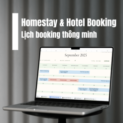 Lịch booking thông minh cho Homestay & Hotel