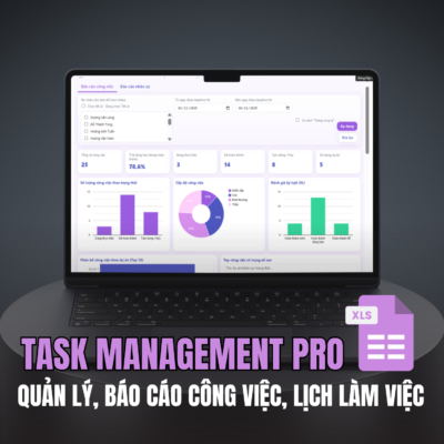 Task Management Pro (Hơn cả phần mềm) – Tích hợp APP quản lý & Báo cáo ...