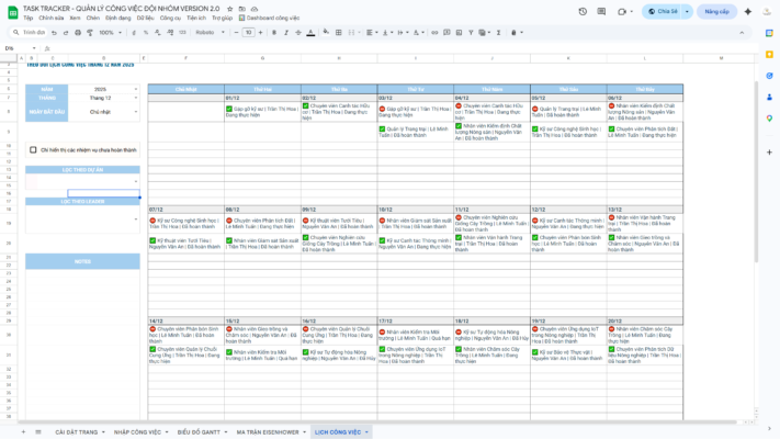 TASK TRACKER – QUẢN LÝ CÔNG VIỆC ĐỘI NHÓM VERSION 2.0 - Ảnh 2