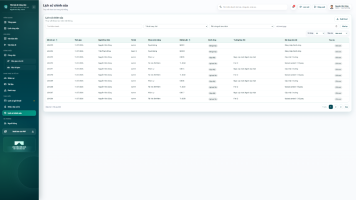 WEB APP – Quản lý văn bản đến / Đi, Công việc, Nhân sự 4.0 (Chuyên nghiệp, dễ dùng có hướng dẫn sử dụng chi tiết) - Ảnh 12