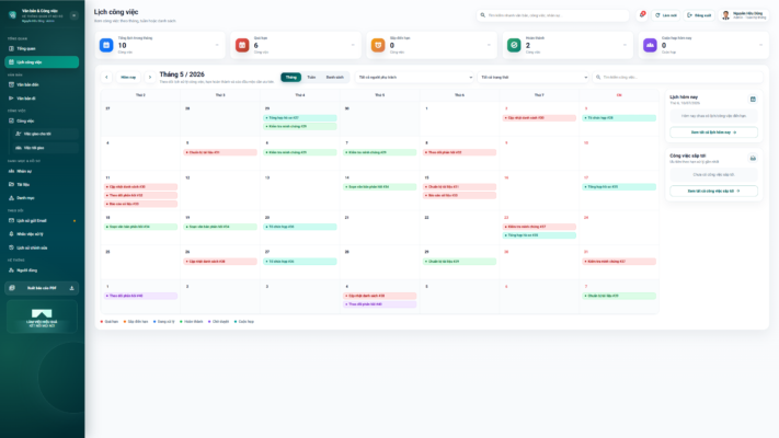 WEB APP – Quản lý văn bản đến / Đi, Công việc, Nhân sự 4.0 (Chuyên nghiệp, dễ dùng có hướng dẫn sử dụng chi tiết) - Ảnh 3
