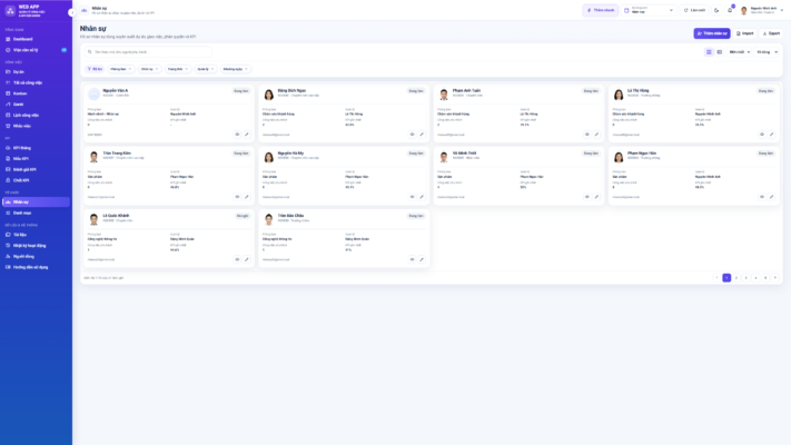 WEB APP – Quản lý Công việc & KPI Đội nhóm (Tính KPI, duyệt tiến độ, công việc, có email nhắc việc tự động) - Ảnh 8