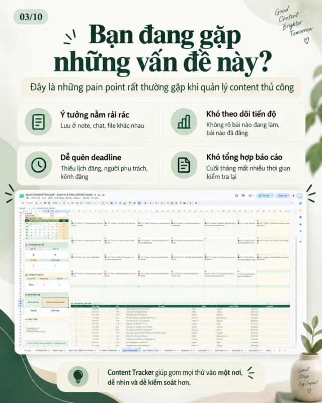CONTENT TRACKER – QUẢN LÝ & THEO DÕI NỘI DUNG 12 THÁNG - Ảnh 4