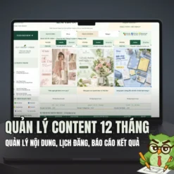 CONTENT TRACKER – QUẢN LÝ & THEO DÕI NỘI DUNG 12 THÁNG